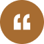 Here's an alt tag for the image: `Quote icon, orange and green`